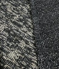 Трикотаж тонкая вязка серебро черный Трикотаж тонкая вязка серебро черный