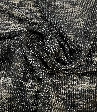 Трикотаж тонкая вязка серебро черный Трикотаж тонкая вязка серебро черный