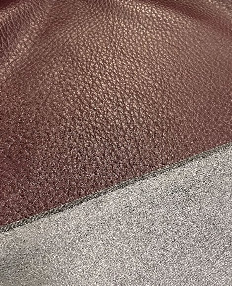 Кожзам фактурный бордо